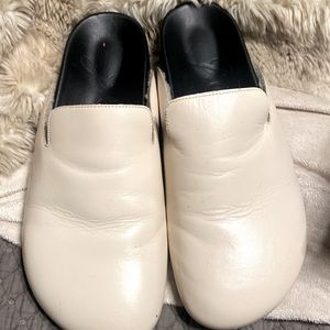 J Crew Leather Clogs